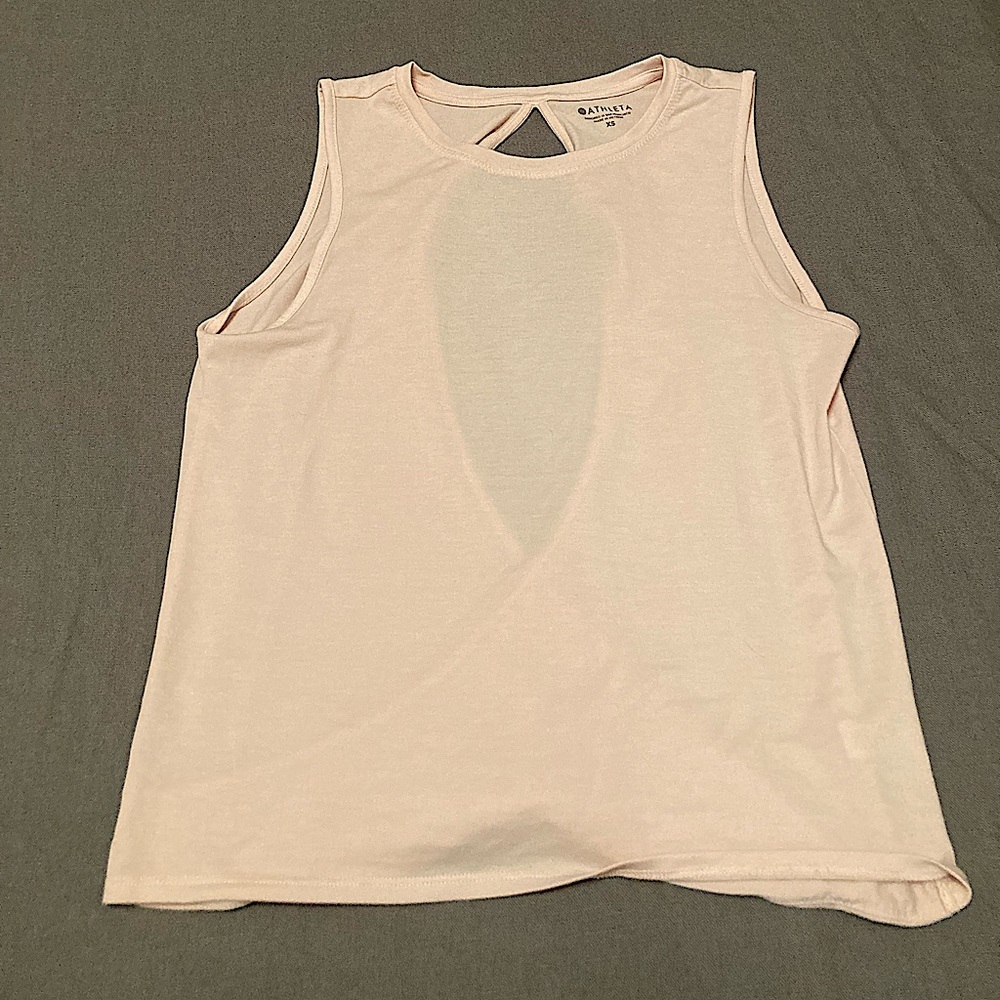Athleta open back workout top